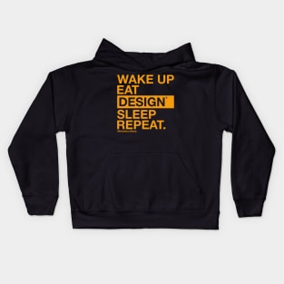 Wake up graphic design Kids Hoodie